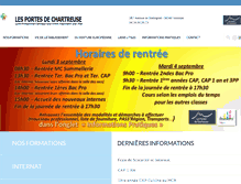 Tablet Screenshot of portesdechartreuse.org